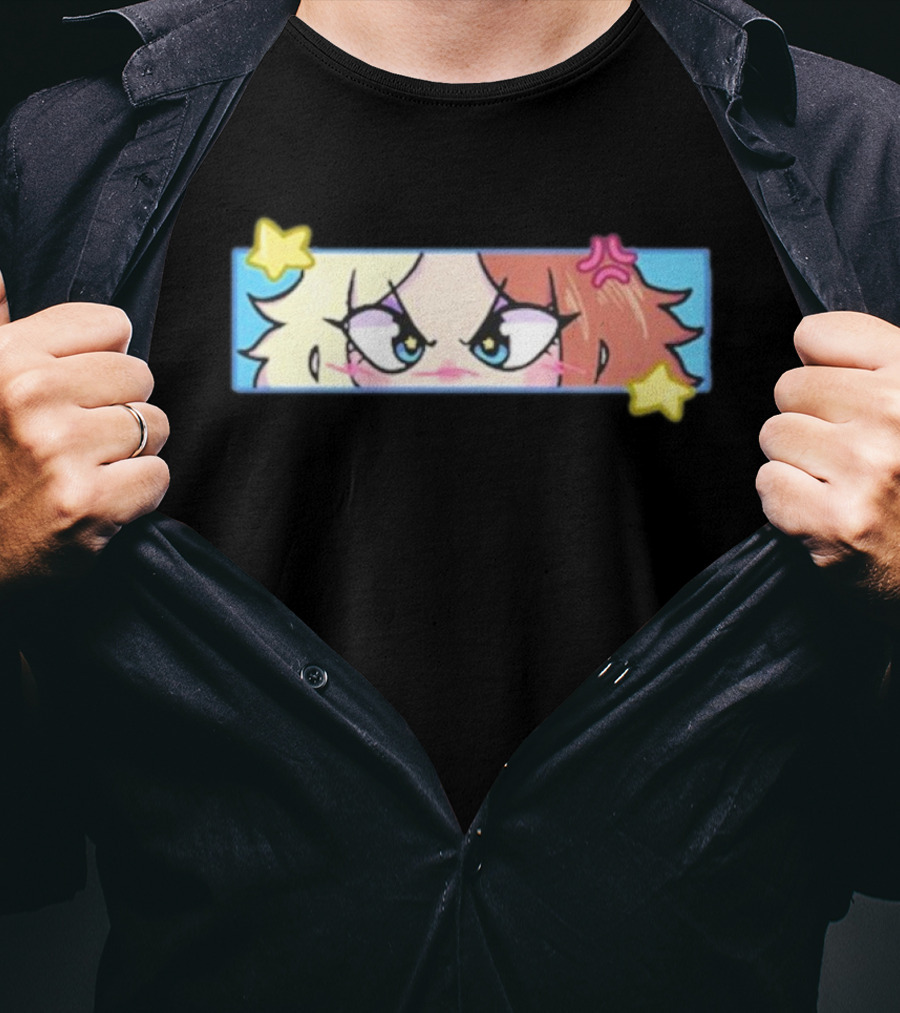 Issbrokie Mean Gin Anime Face Expression T-Shirt