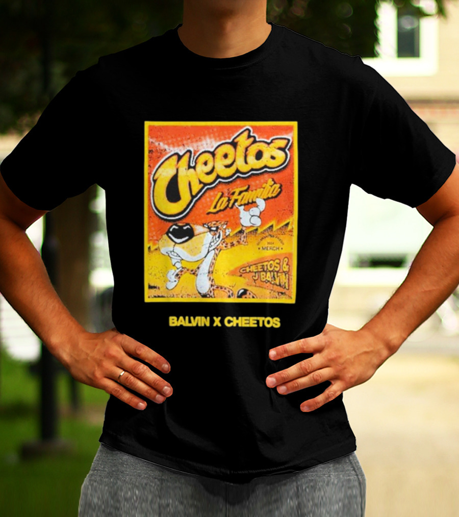 Cheetos La Familia Merch Balvin X Cheetos Collaboration T-Shirt