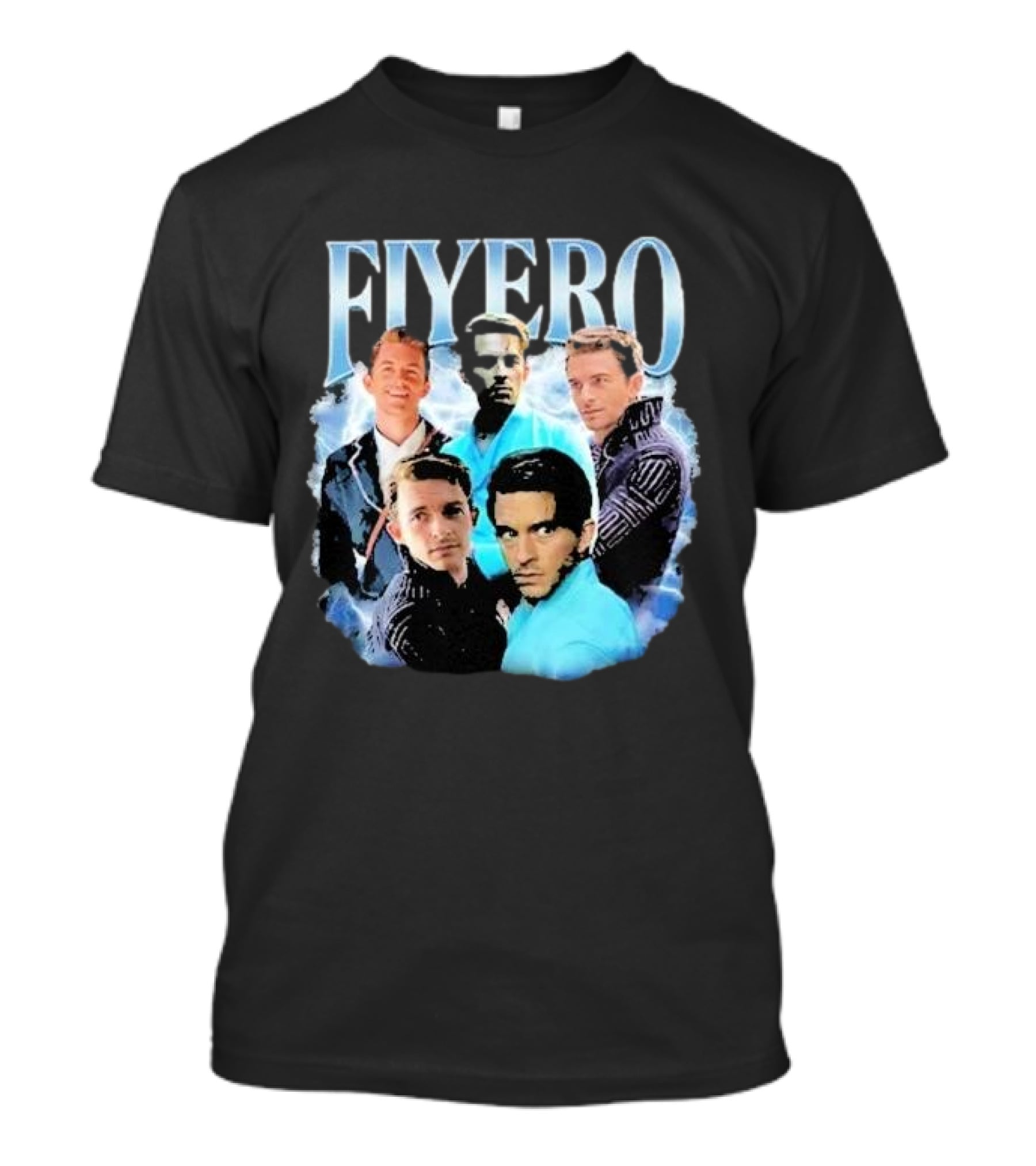 Jonathan Bailey Fiyero Wicked Fans Collage T-Shirt