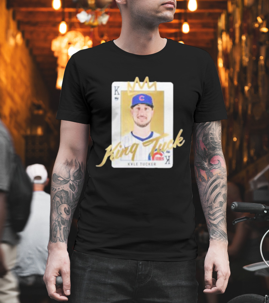 King Tuck Kyle Tucker Cubs Playing Card T-Shirt