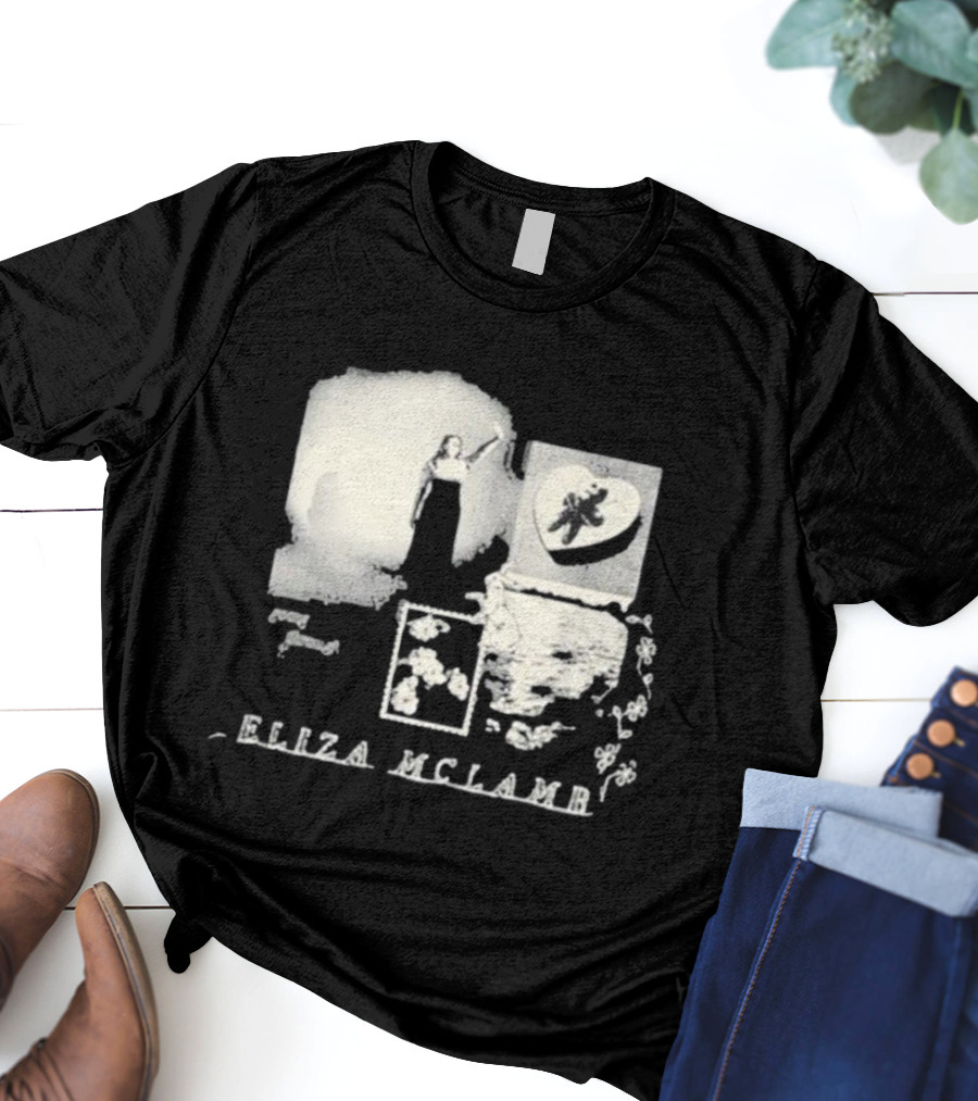 Eliza Mclamb Going Through It Vintage Heart And Floral Aesthetic T-Shirt
