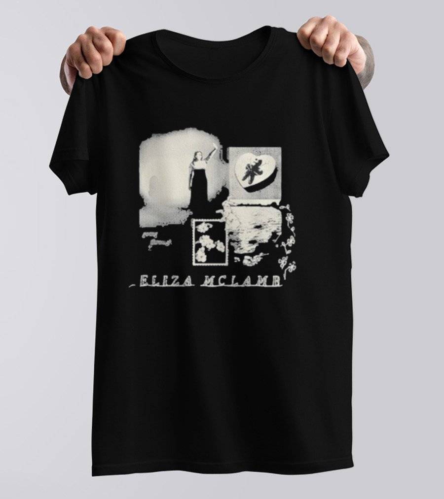 Eliza Mclamb Going Through It Vintage Heart And Floral Aesthetic T-Shirt