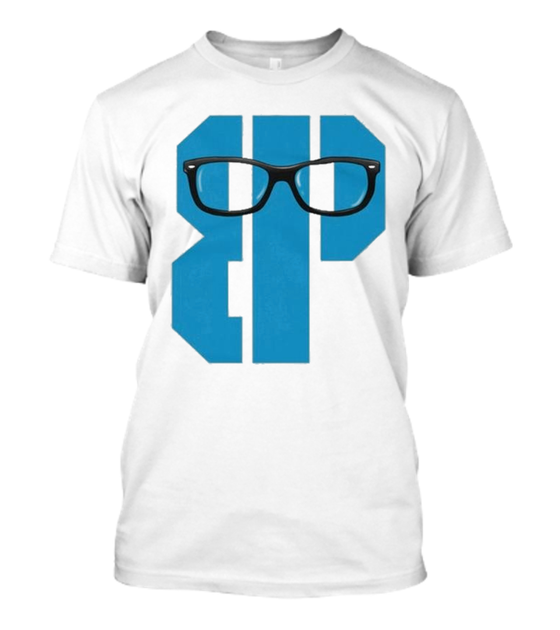 Projects X Weezer Framed Blue Block With Glasses T-Shirt