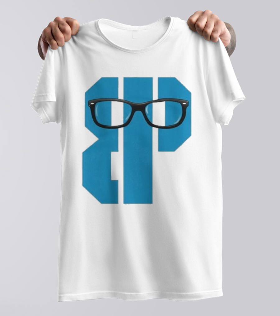 Projects X Weezer Framed Blue Block With Glasses T-Shirt