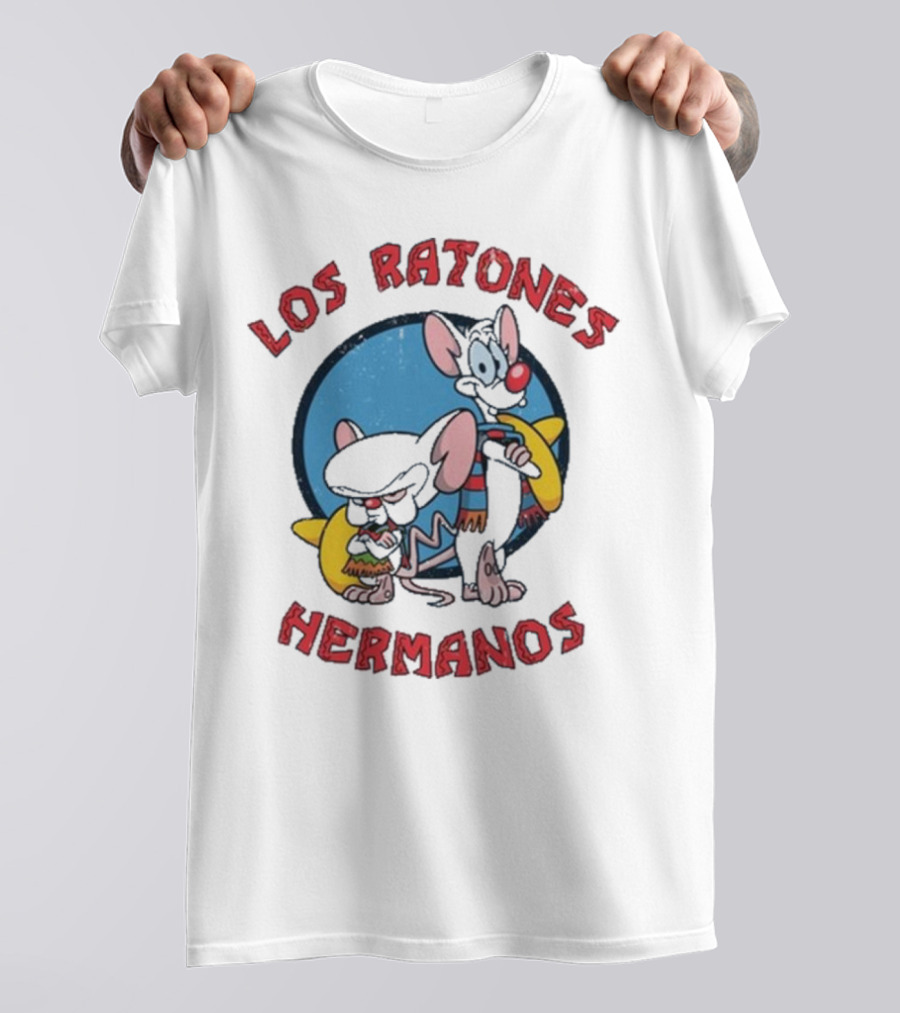 Los Ratones Hermanos Pinky And The Brain Crossover T-Shirt