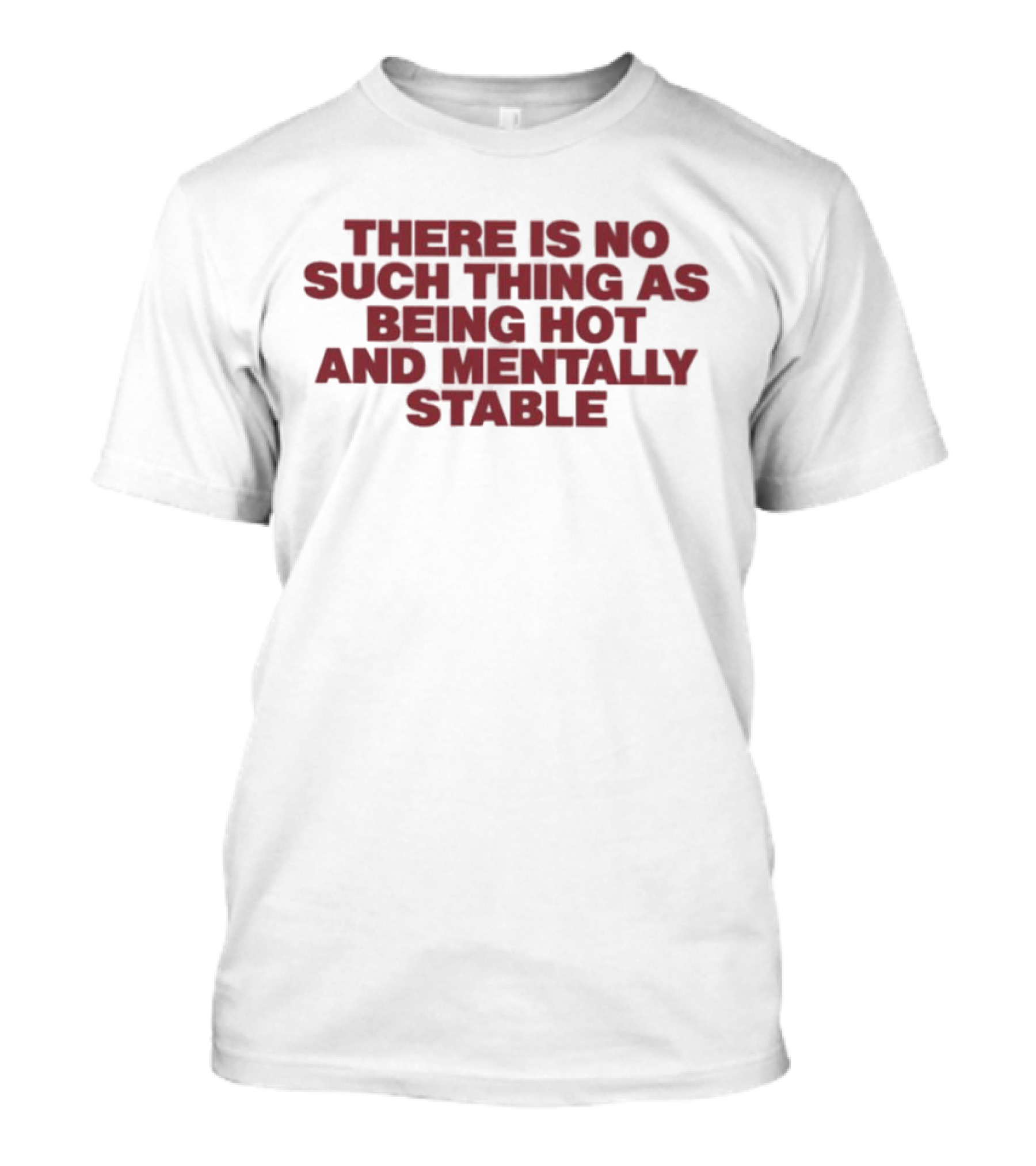 There Is No Such Thing As Being Hot And Mentally Stable T-Shirt