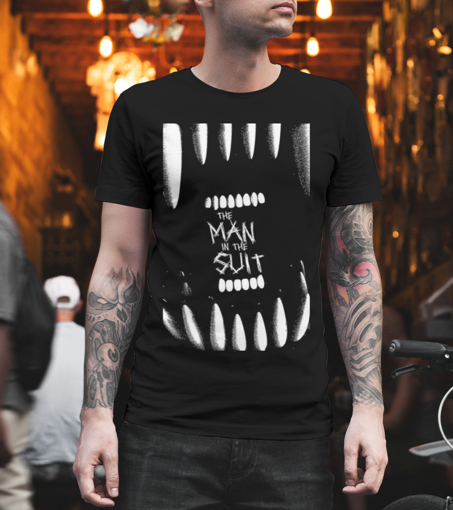 The Man In The Suit Within Monstrous Jaws T-Shirt