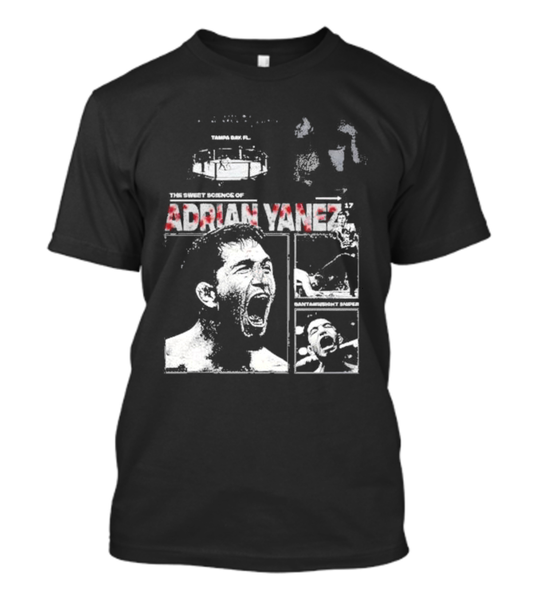 Tampa Bay FL The Sweet Science Of Adrian Yanez Bantamweight Sniper T-Shirt