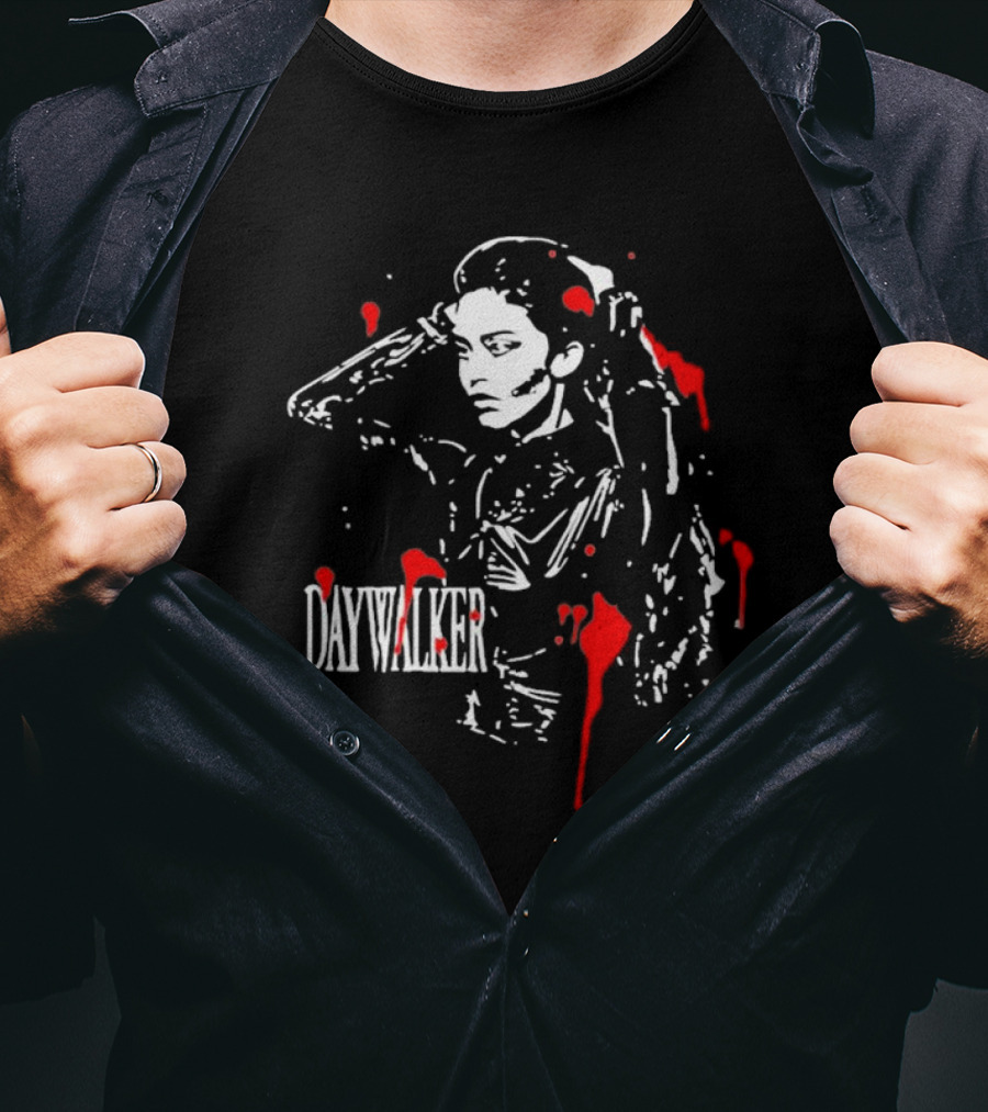 Valkyrae Daywalker Red Blood Splatter T-Shirt