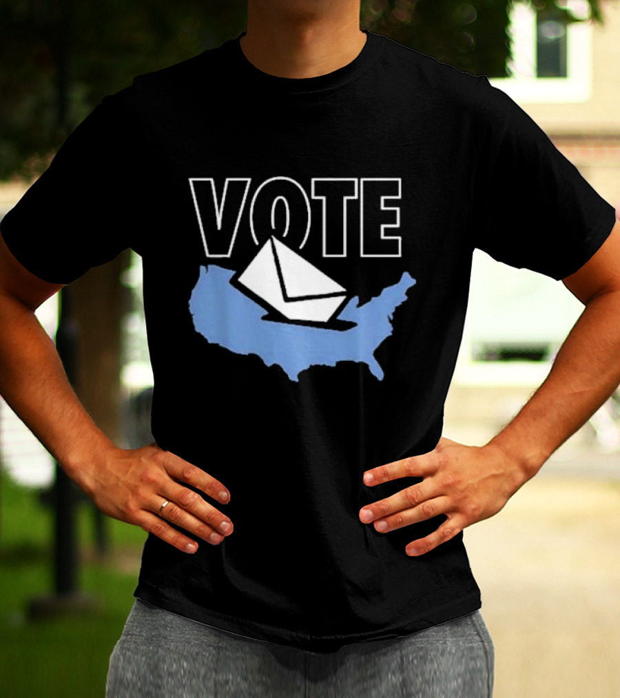 Vote Envelope Map T-Shirt