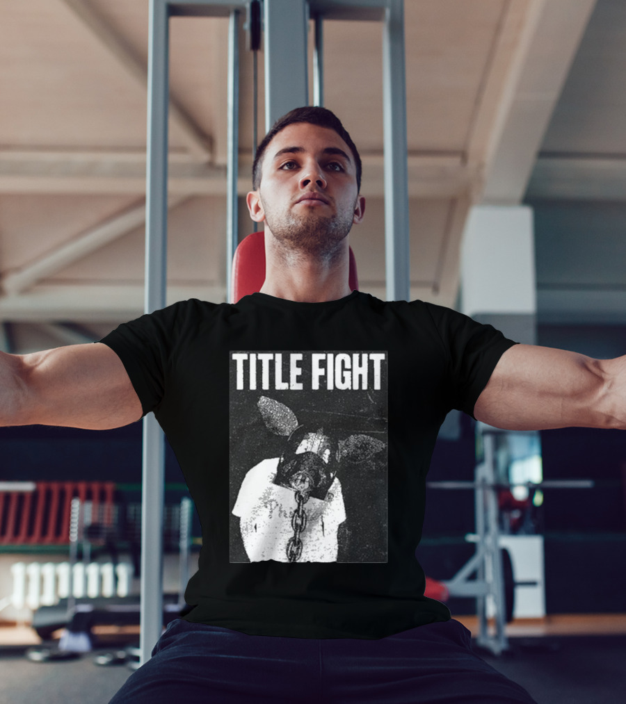 TITLE FIGHT CHAINED PIG MASK T-Shirt