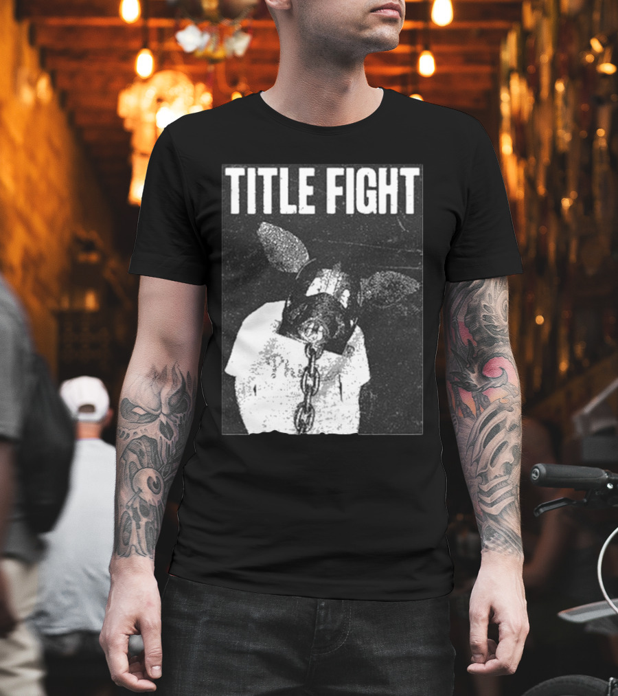 TITLE FIGHT CHAINED PIG MASK T-Shirt