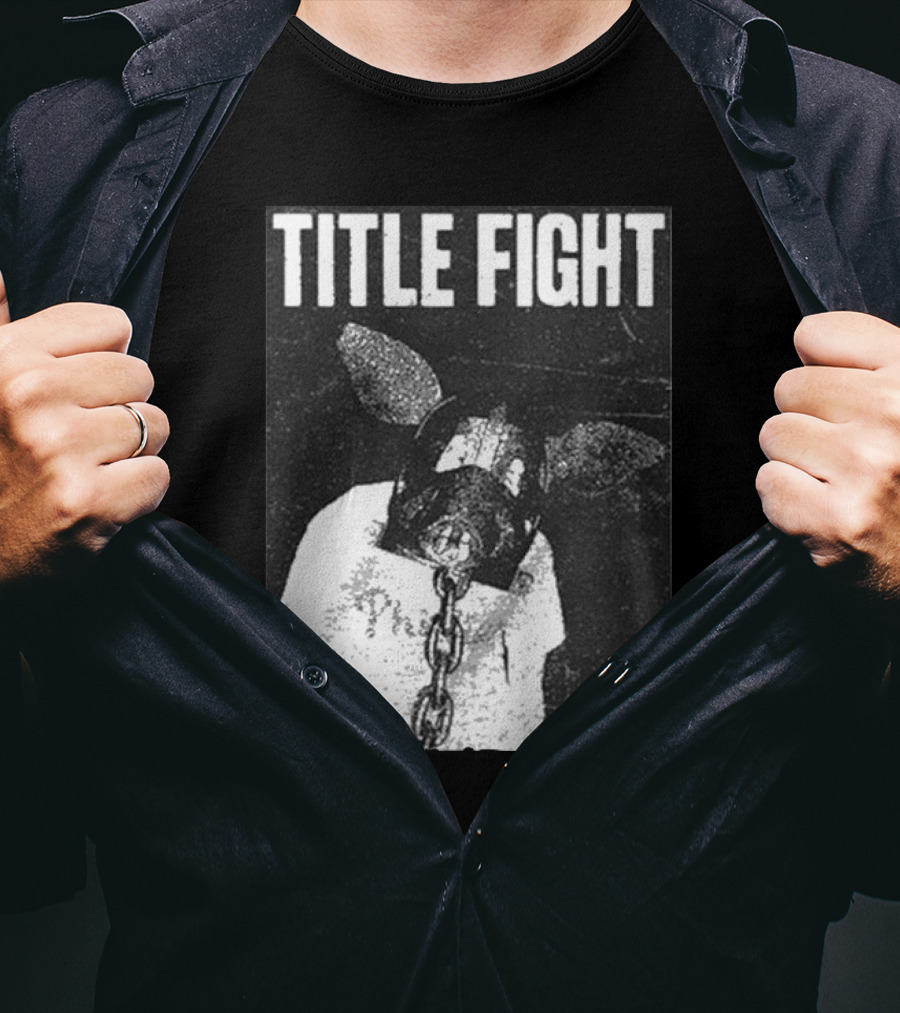 TITLE FIGHT CHAINED PIG MASK T-Shirt