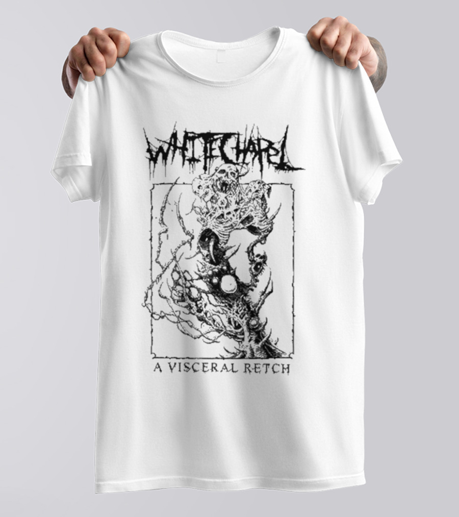 Whitechapel A Visceral Retch Distorted Organic T-Shirt