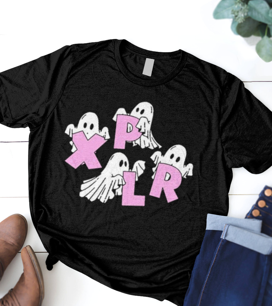 Xplr Ghosts With Pink Letters T-Shirt