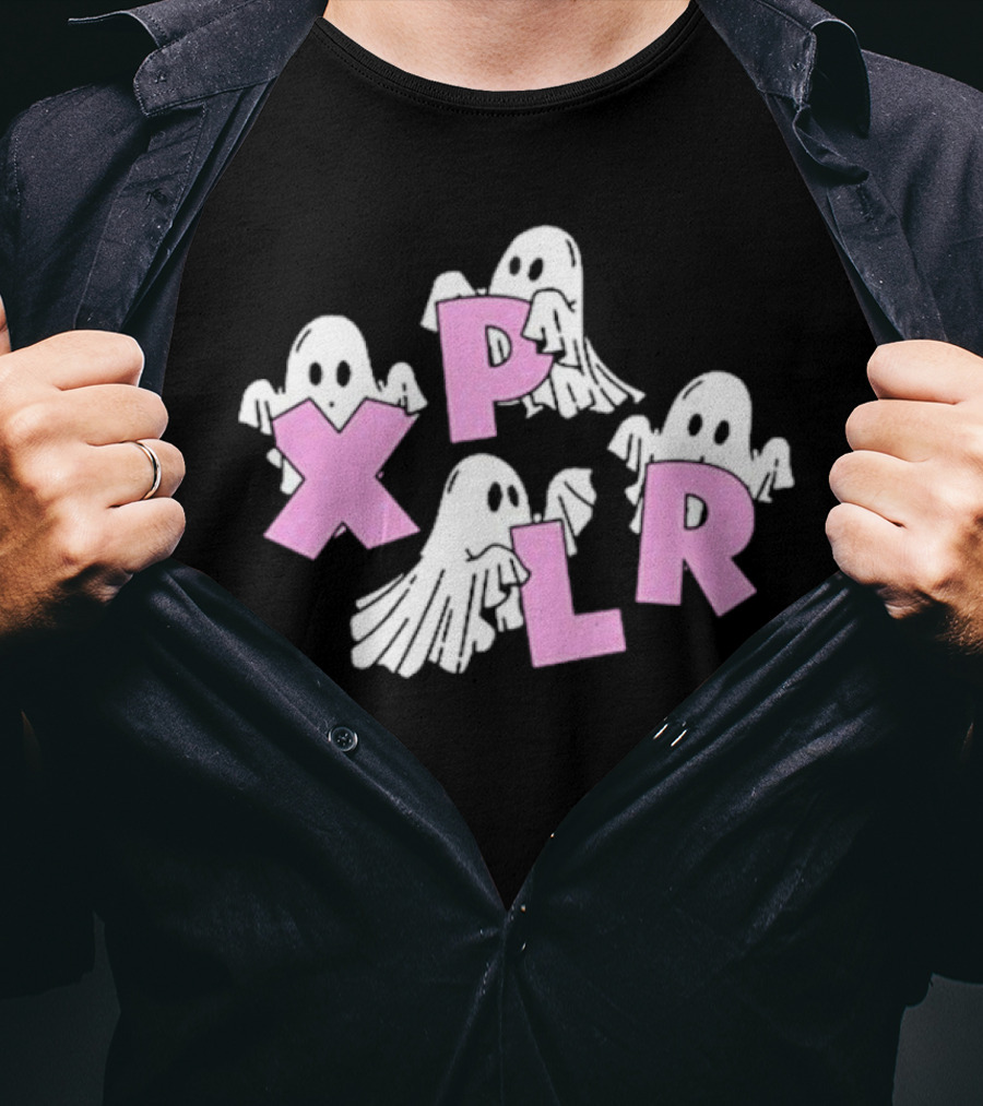 Xplr Ghosts With Pink Letters T-Shirt