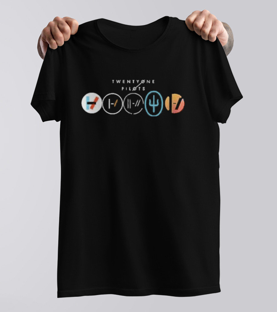Twenty One Pilots Symbol Evolution All Eras T-Shirt