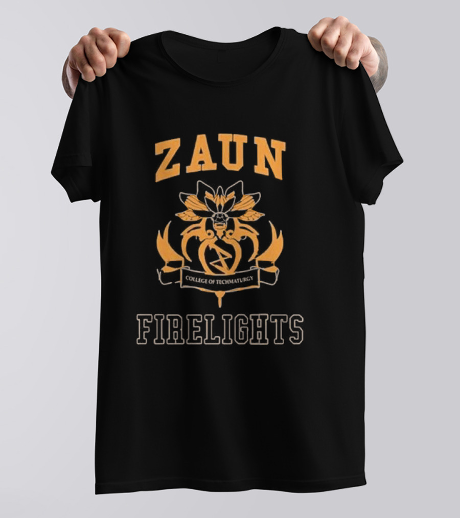 Zaun Firelights College Of Techmaturgy Emblem Crest T-Shirt