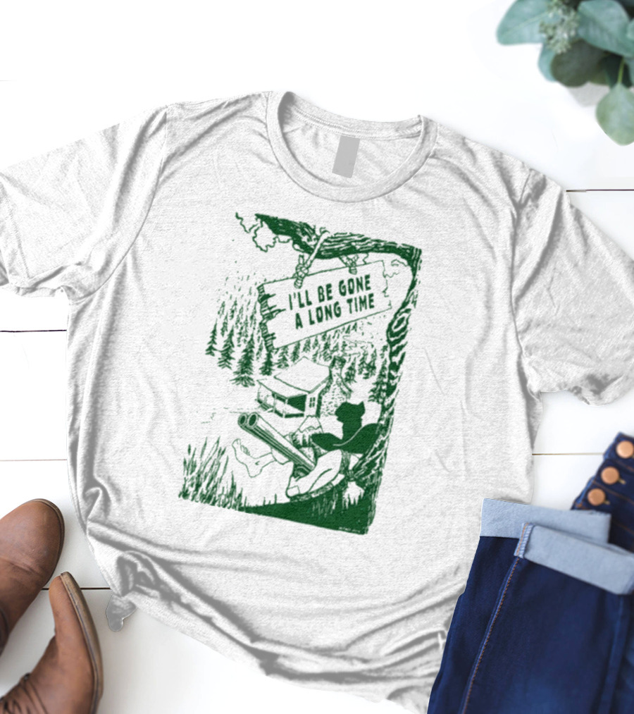 Billy Strings I'll Be Gone A Long Time Cabin Forest Scene T-Shirt