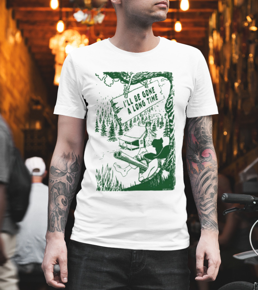 Billy Strings I'll Be Gone A Long Time Cabin Forest Scene T-Shirt