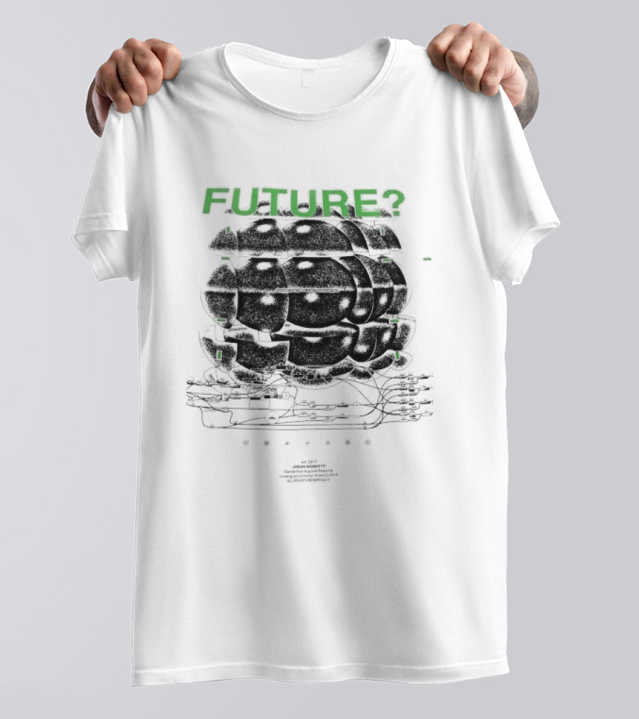 Future? Urban Monkey Genderless Apparel Underground Indian Street Culture T-Shirt