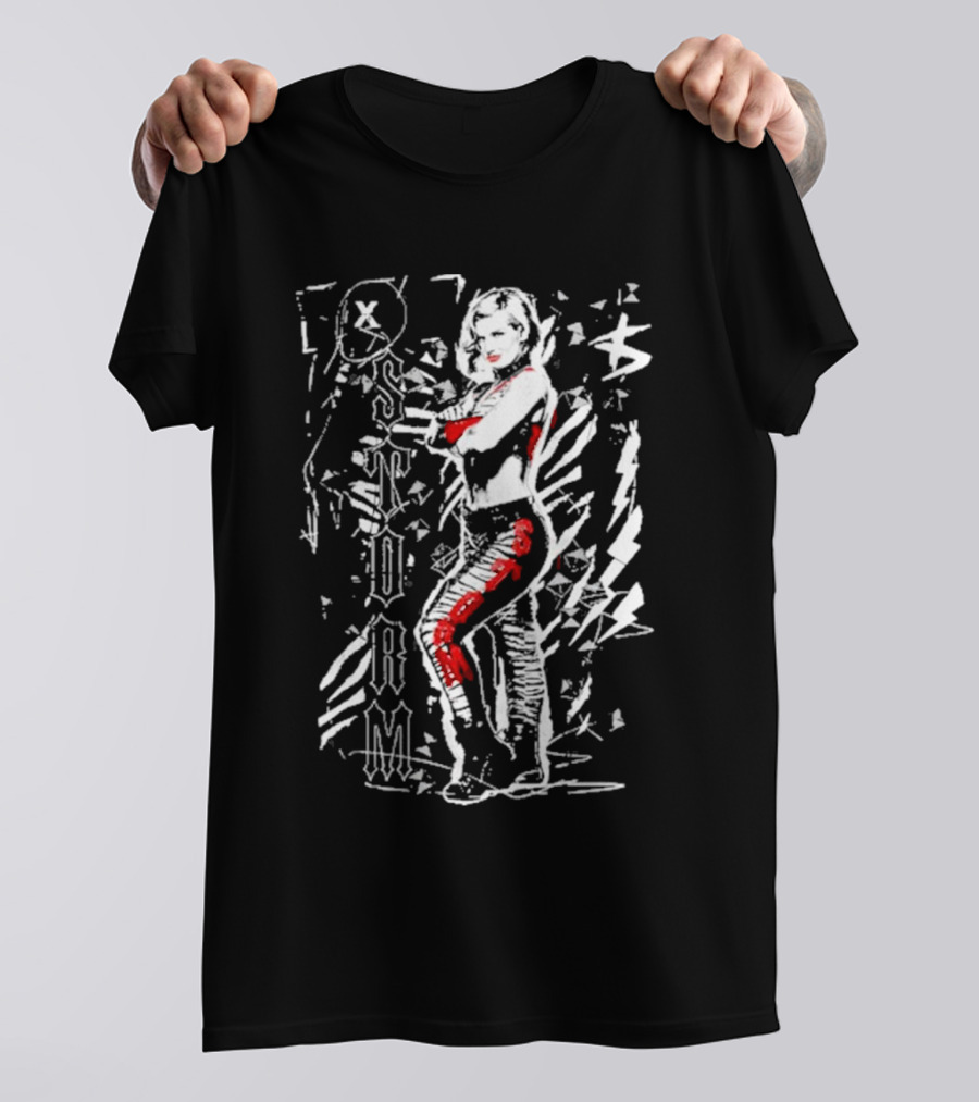 AEW Toni Storm Wildside Storm Red T-Shirt