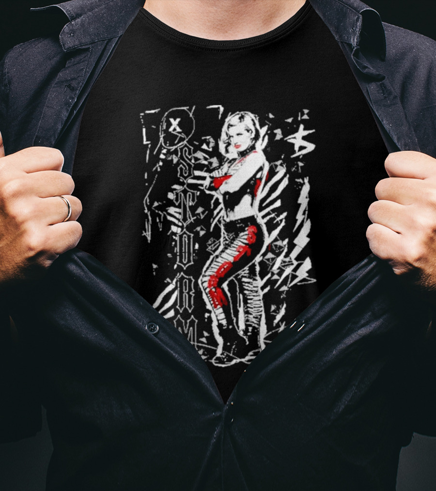 AEW Toni Storm Wildside Storm Red T-Shirt