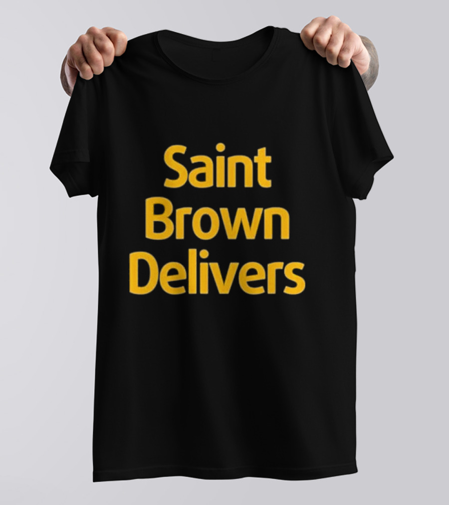 Saint Brown Delivers Amon-ra Det T-Shirt
