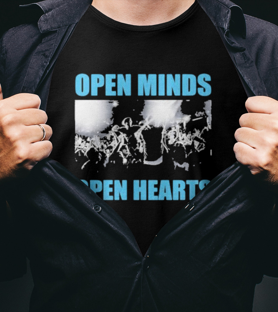 Open Minds Open Hearts Concert Crowd Bane T-Shirt