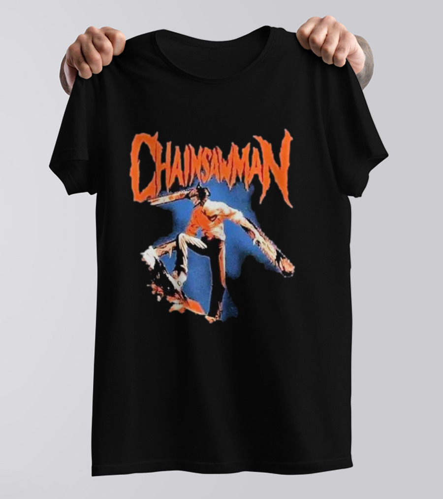 Chainsaw Man Denji Chains Metal T-Shirt