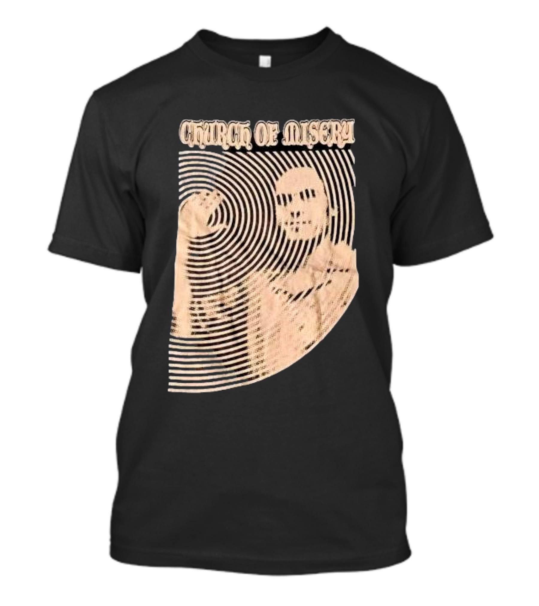 Church Of Misery Ted Bundy Optical Illusion T-Shirt