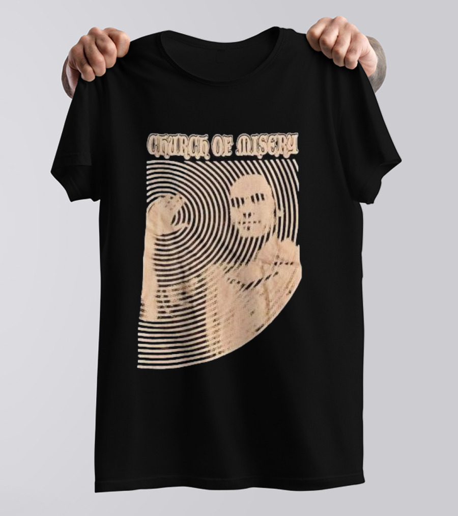 Church Of Misery Ted Bundy Optical Illusion T-Shirt