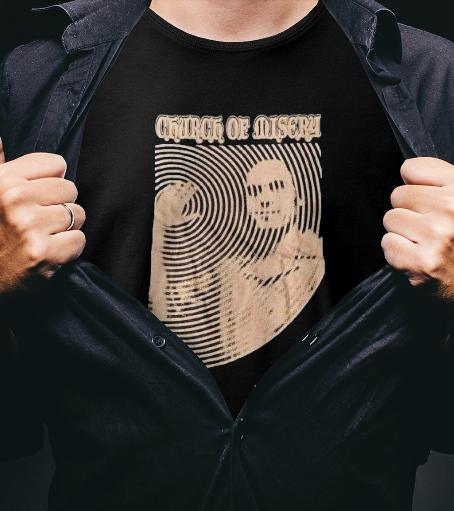 Church Of Misery Ted Bundy Optical Illusion T-Shirt