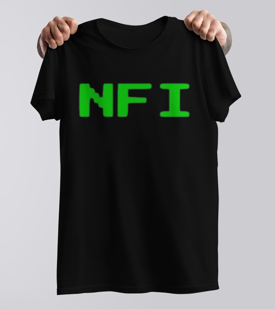 Ewanmitchellitalia Warchild NFI Green Text T-Shirt
