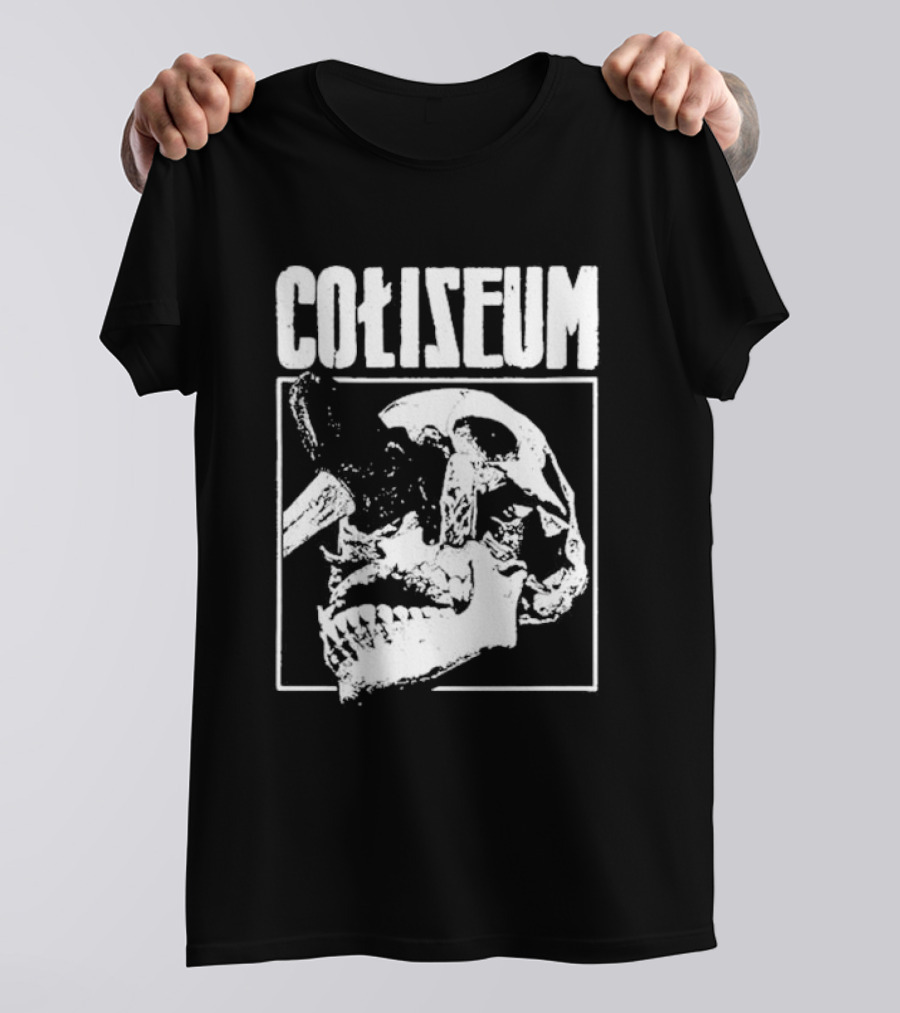 Coliseum Skull With Hammer T-Shirt