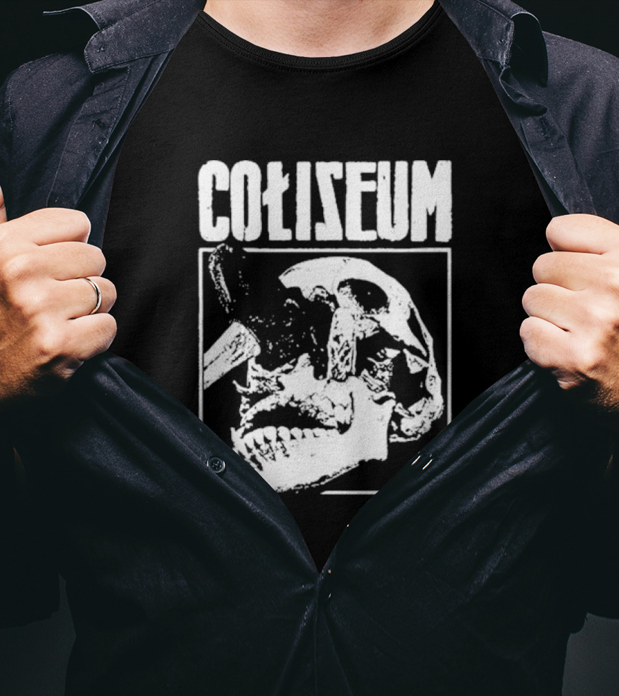 Coliseum Skull With Hammer T-Shirt