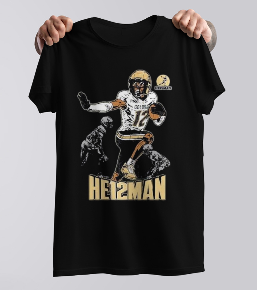 Heisman Colorado Football He12man Winner Travis Hunter T-Shirt