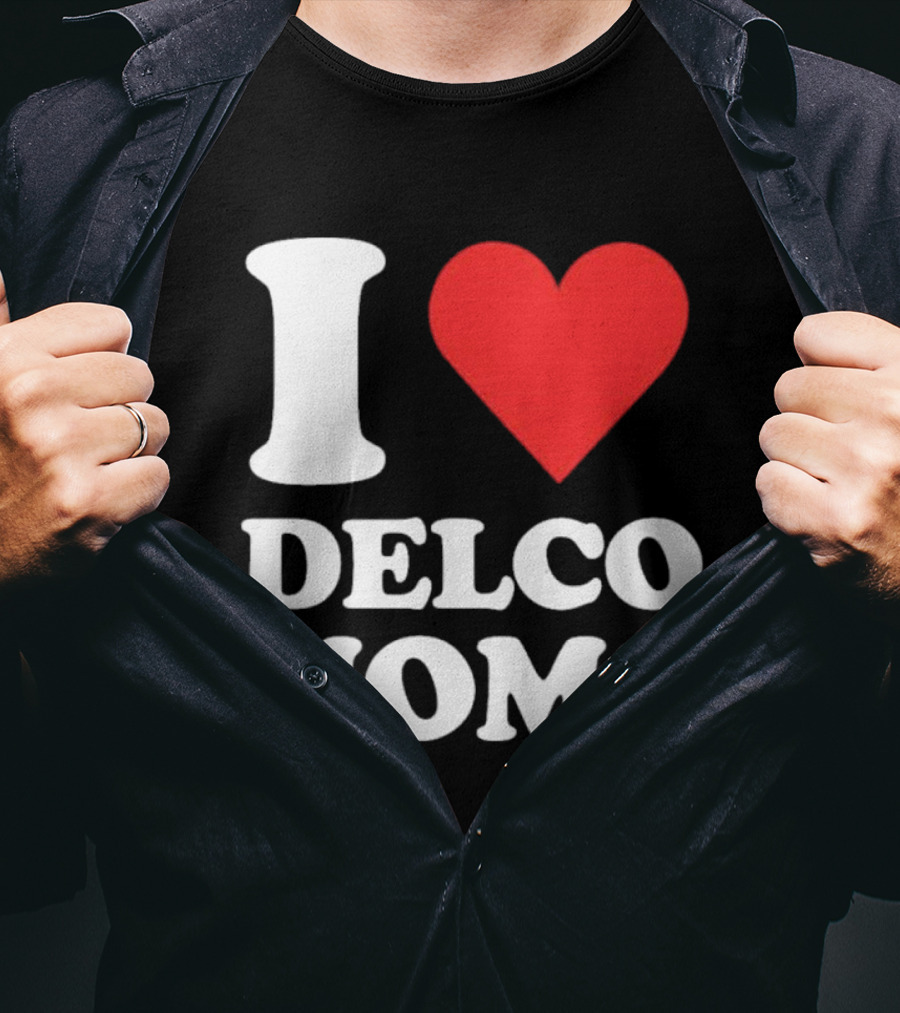 I Heart Delco Moms T-Shirt