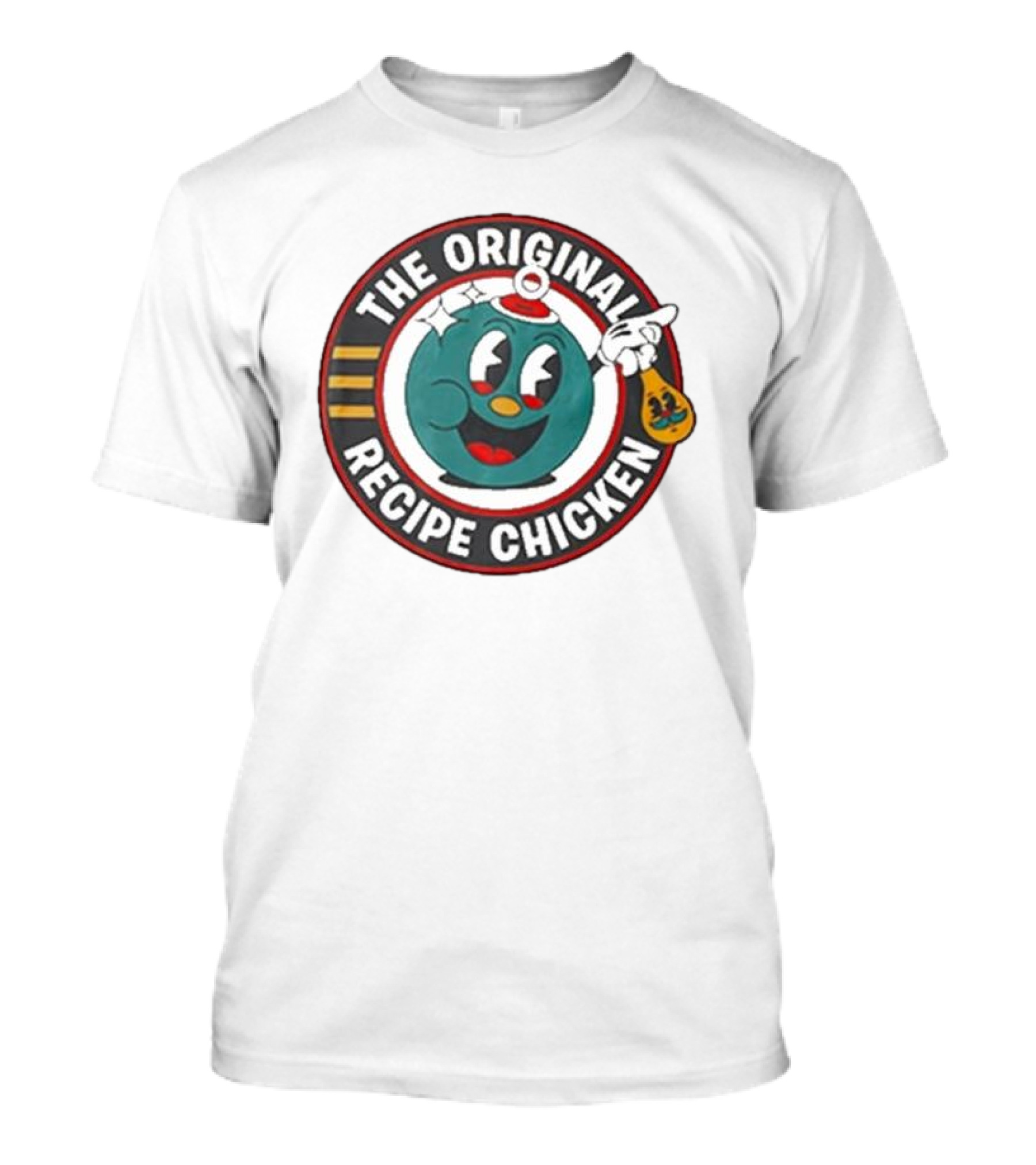 Yeye Weller KFC The Original Recipe Chicken Christmas Bauble White Printed T-Shirt