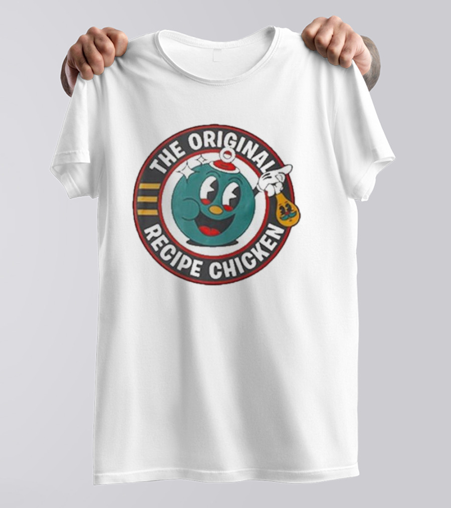 Yeye Weller KFC The Original Recipe Chicken Christmas Bauble White Printed T-Shirt