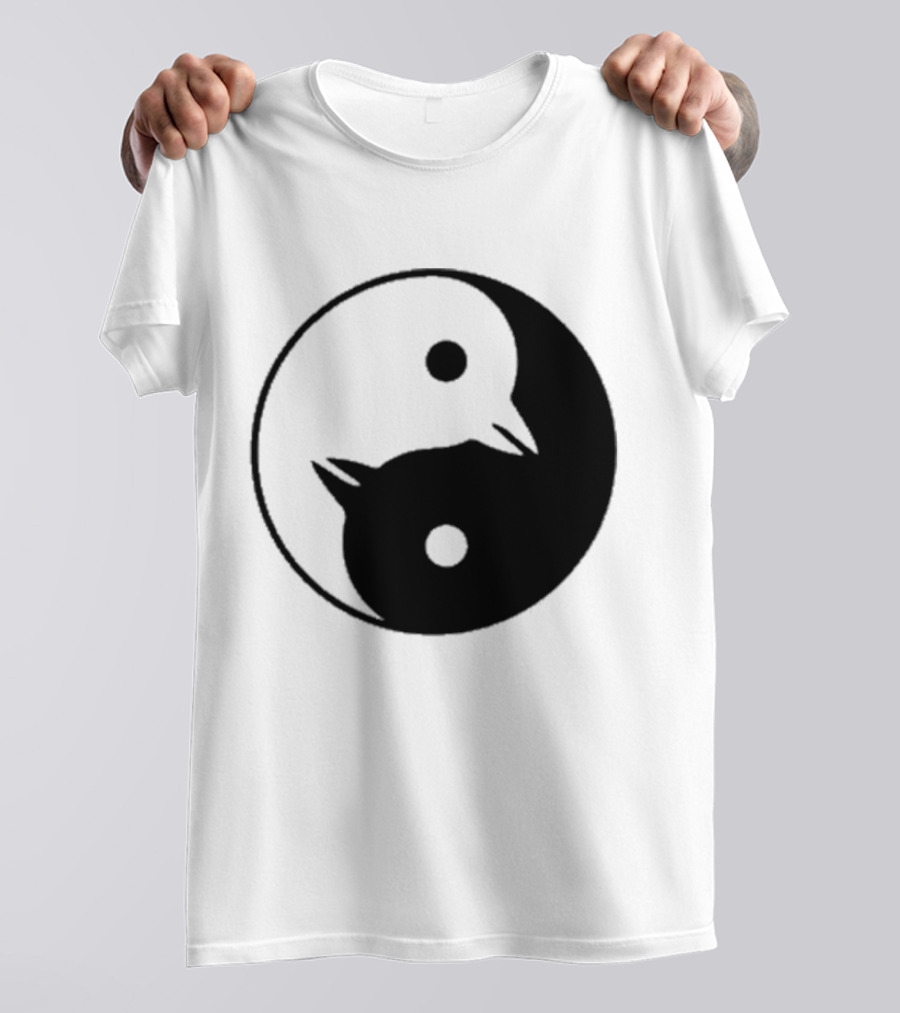 Yin Yang Penguins Pinguini Tattici Nucleari T-Shirt