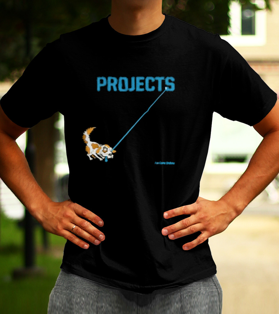 Projects I've Come Undone Weezer Dog T-Shirt