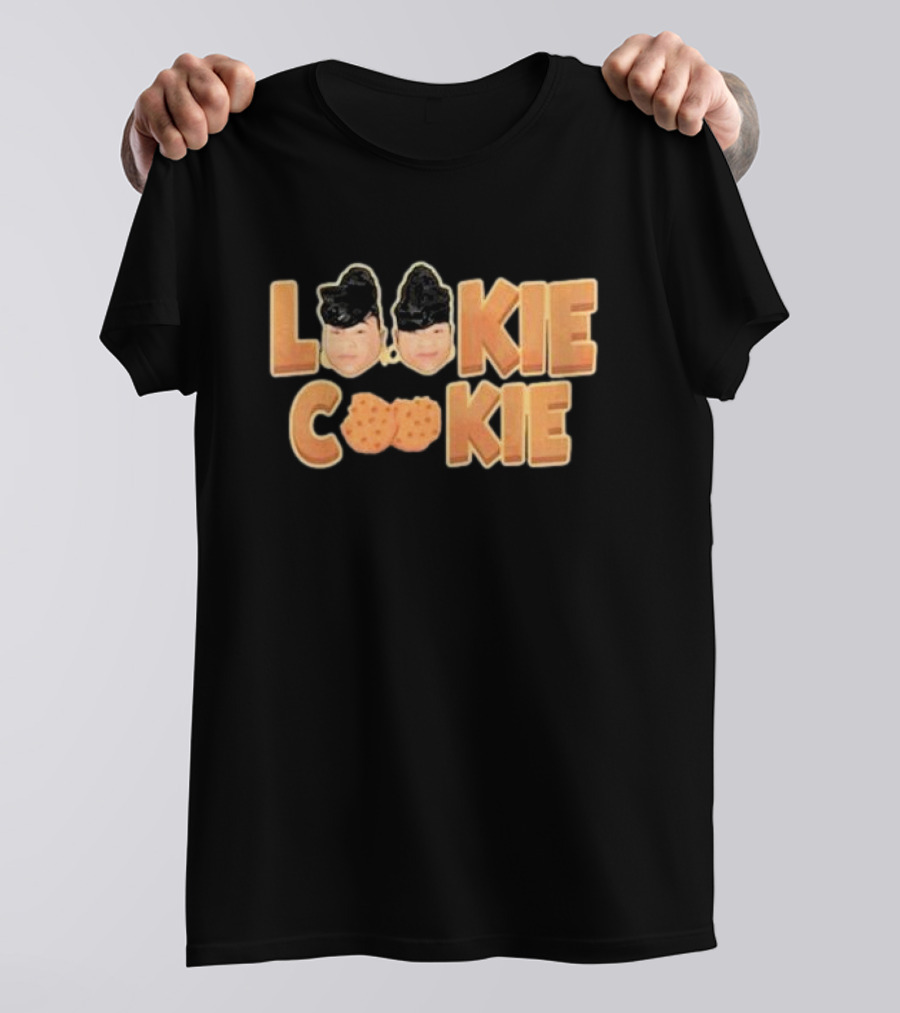 Turnuptwinstv X Lookie Cookie Faces And Text Fun T-Shirt