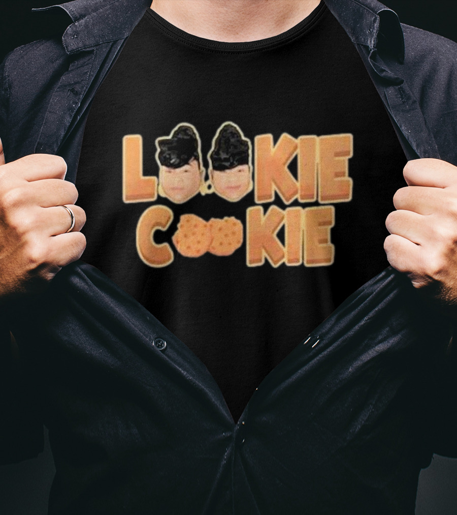 Turnuptwinstv X Lookie Cookie Faces And Text Fun T-Shirt