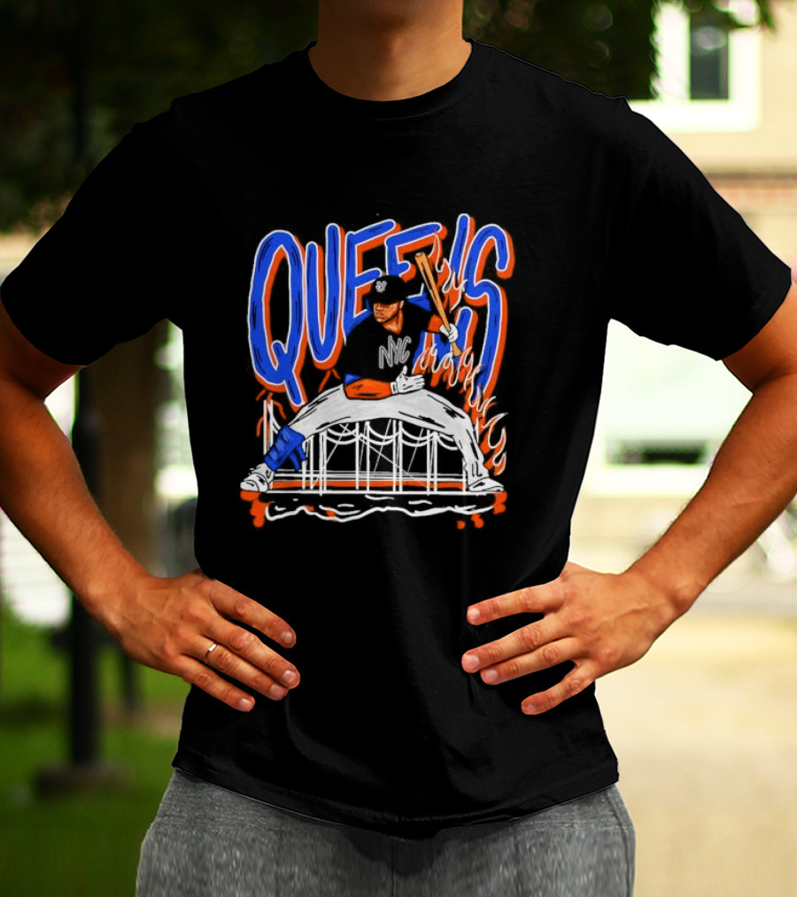 Soto Shuffle Queens NYC Baseball Bridge T-Shirt