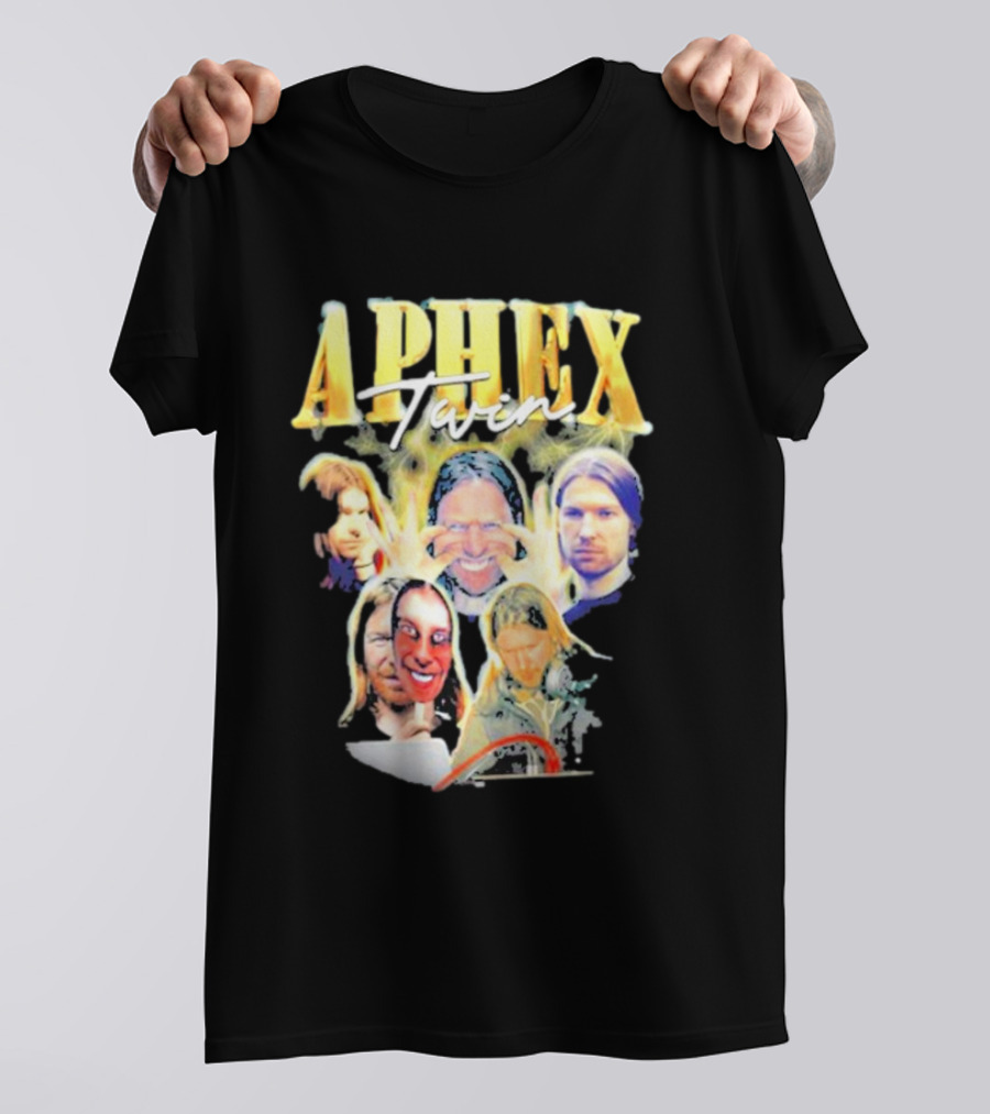 Aphex Twin Warp Music Iconic Faces Collection T-Shirt
