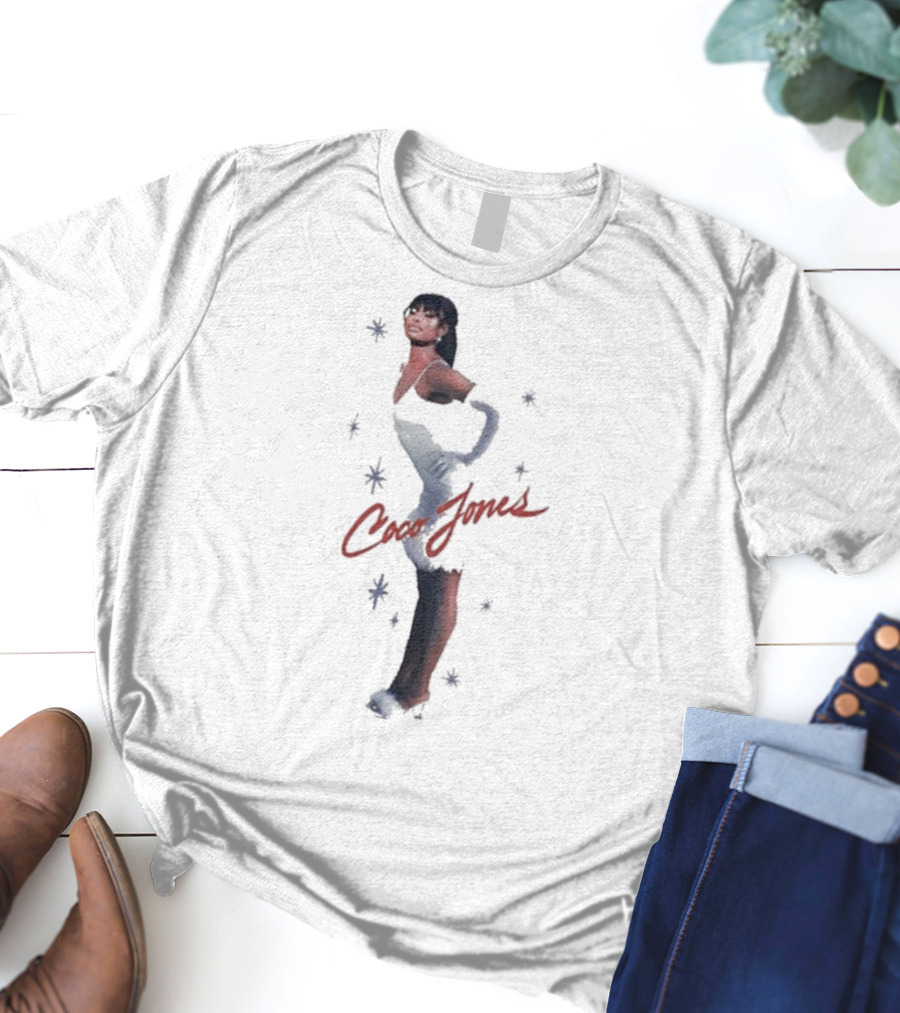 Coco Jones Holiday Coco By The Fireplace Festive Sparkle Glam T-Shirt