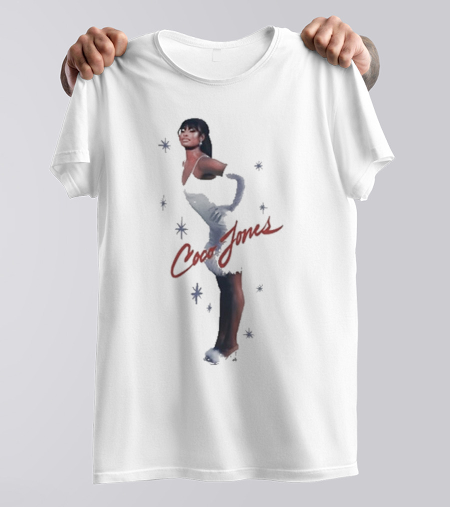 Coco Jones Holiday Coco By The Fireplace Festive Sparkle Glam T-Shirt