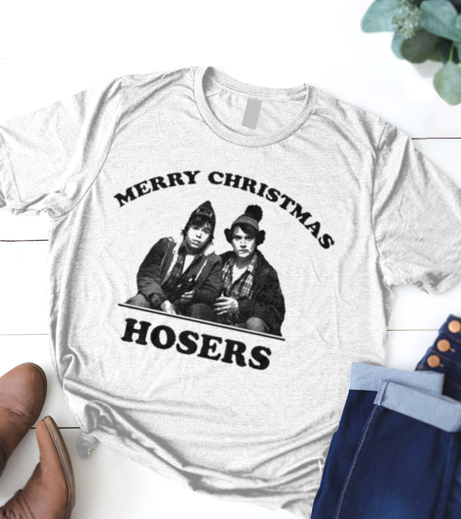 Merry Christmas Hosers Craig Baird Duo Holiday Iconic Reference T-Shirt