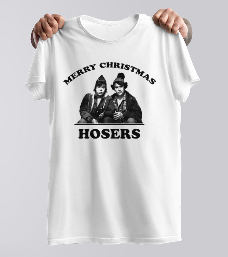 Merry Christmas Hosers Craig Baird Duo Holiday Iconic Reference T-Shirt